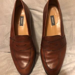 Bally size 14 wide leather shoes